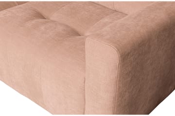 Hippylur 3-Seters Sofa Venstre - Rosa - Møbler - Sofaer - Sofa med sjeselong