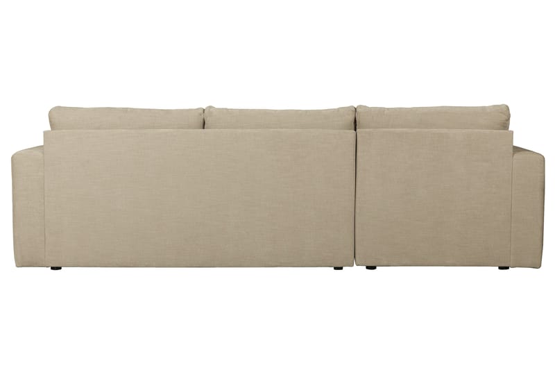 Hippylur 3-Seters Sofa Venstre - Sand - Sofa med sjeselong - 3 seters sofa med divan