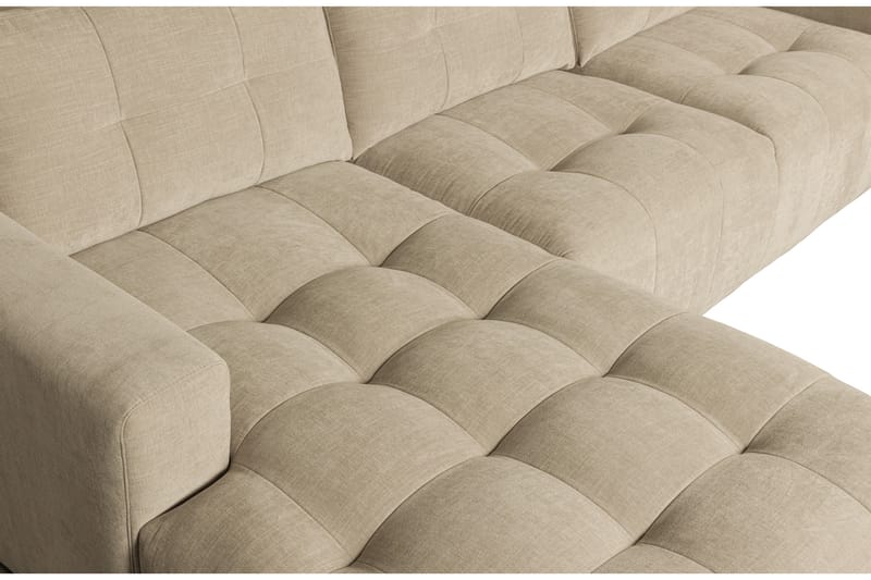 Hippylur 3-Seters Sofa Venstre - Sand - Møbler - Sofaer - Sofa med sjeselong