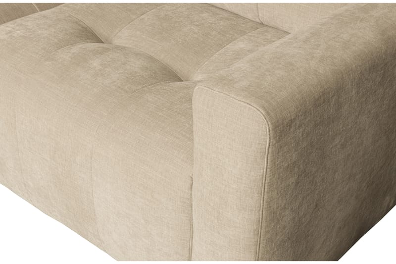 Hippylur 3-Seters Sofa Venstre - Sand - Sofa med sjeselong - 3 seters sofa med divan