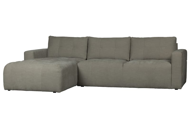 Hippylur 3-Seters Sofa Venstre - Varmgrå - Møbler - Sofaer - Sofa med sjeselong