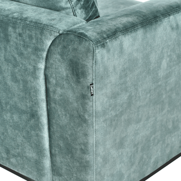 Hjørnesofa 4-seter Oslo høyrevendt - Blågrønn - Møbler - Sofaer - Sofa med sjeselong