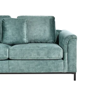 Hjørnesofa 4-seter Oslo høyrevendt - Blågrønn - Møbler - Sofaer - Sofa med sjeselong