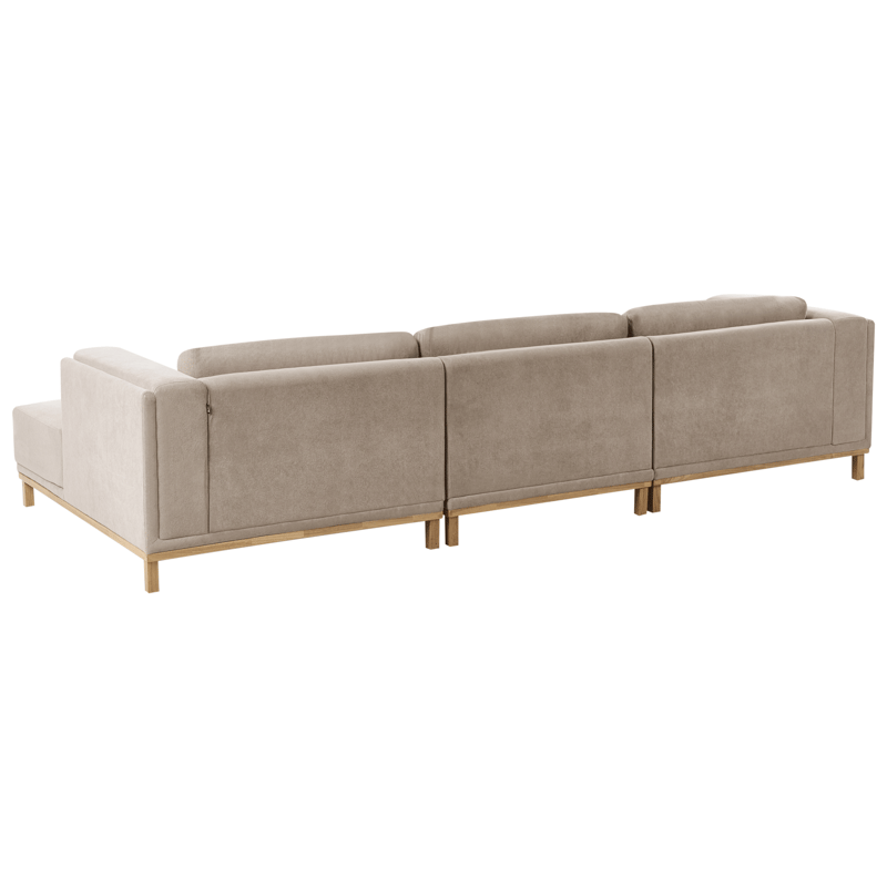 Hjørnesofa 5-seters Veng - Taupe - Møbler - Sofaer - Sofa med sjeselong