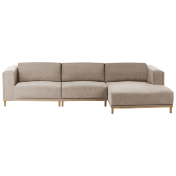Hjørnesofa 5-seters Veng - Taupe - Møbler - Sofaer - Sofa med sjeselong