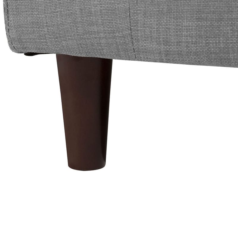 Hjørnesofa Elvenes - Grå, mørkt tre/Høyrevendt - Møbler - Sofaer - Hjørnesofa - Hjørnesofa med divan