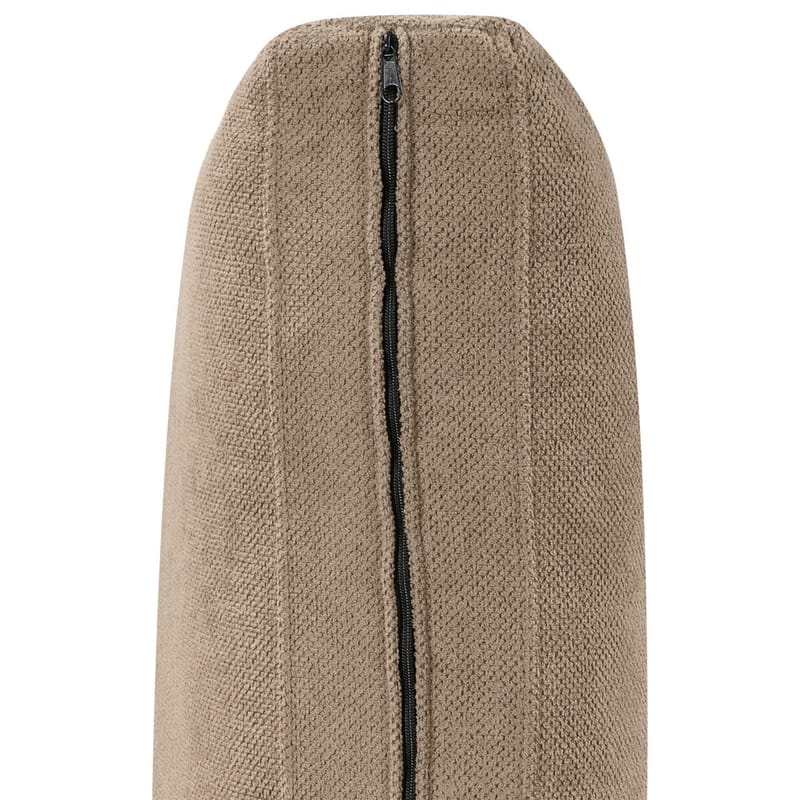 Hjørnesofa Flam - Brun, Svart/Høyrevendt/Polyester - Møbler - Sofaer - Hjørnesofa