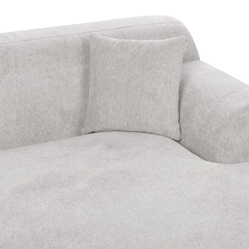 Hjørnesofa Holt - Grå, brun/Polyester - Møbler - Sofaer - Hjørnesofa - Hjørnesofa med divan