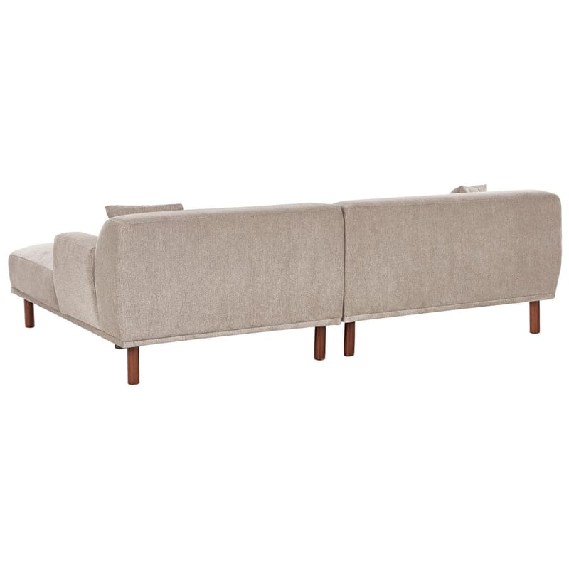 Hjørnesofa Holt - Taupe, brun/Polyester - Møbler - Sofaer - Hjørnesofa
