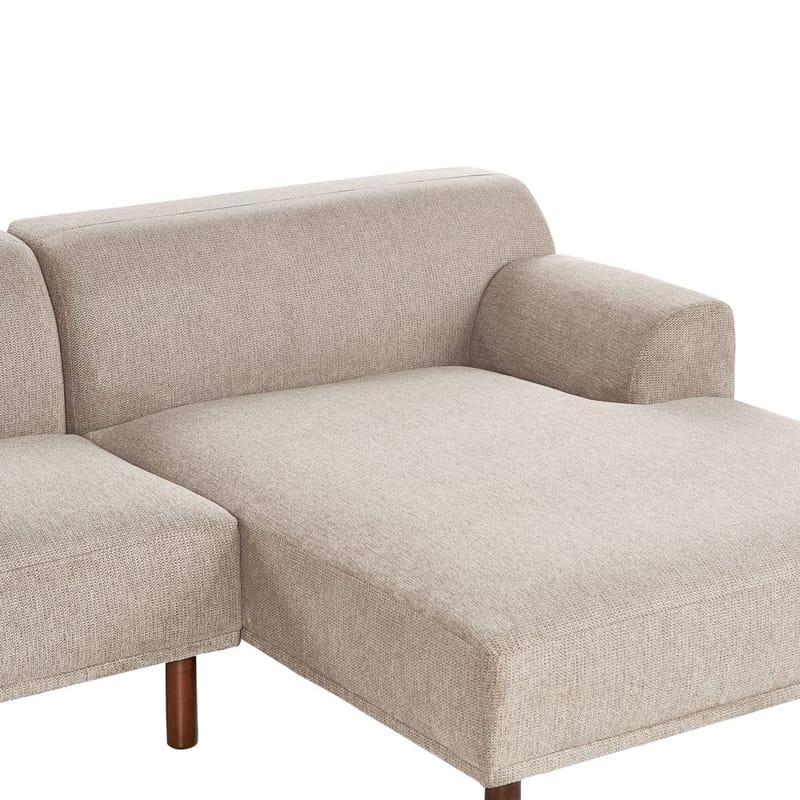 Hjørnesofa Holt - Taupe, brun/Polyester - Møbler - Sofaer - Hjørnesofa