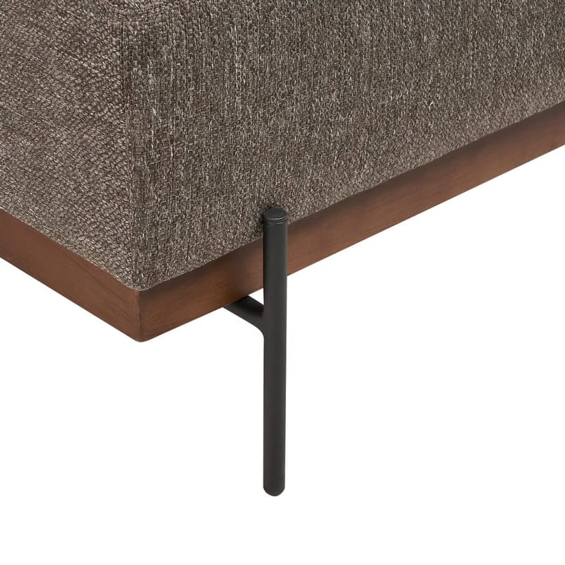 Hjørnesofa Mariferd - Brun, svart, mørkt tre/Høyrevendt - Møbler - Sofaer - Hjørnesofa