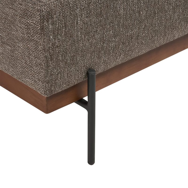 Hjørnesofa Mariferd - Brun, svart, mørkt tre/Venstrevendt - Møbler - Sofaer - Hjørnesofa