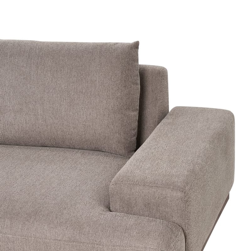 Hjørnesofa Mariferd - Lys brun, svart, mørkt tre/Høyrevendt - Møbler - Sofaer - Hjørnesofa - Hjørnesofa med divan