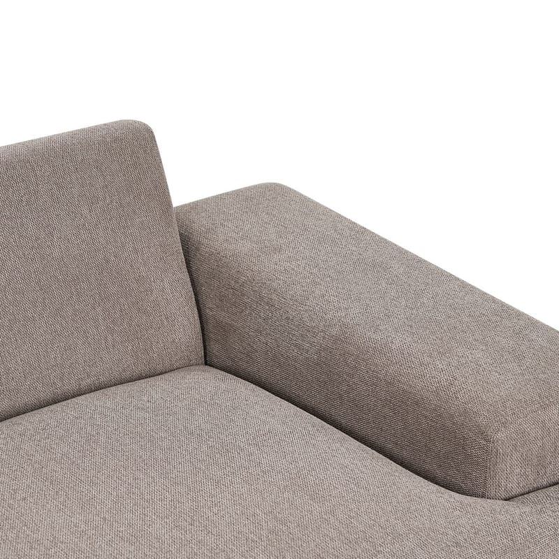 Hjørnesofa Mariferd - Lys brun, svart, mørkt tre/Venstrevendt - Møbler - Sofaer - Hjørnesofa - Hjørnesofa med divan