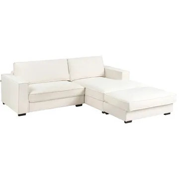 Hjørnesofa med fotskammel Renders - Beige - Møbler - Sofaer - Sofa med sjeselong