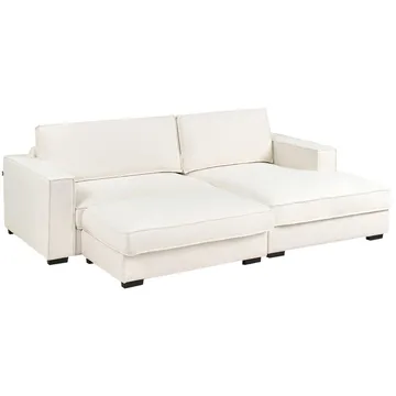 Hjørnesofa med fotskammel Renders - Beige - Møbler - Sofaer - Sofa med sjeselong