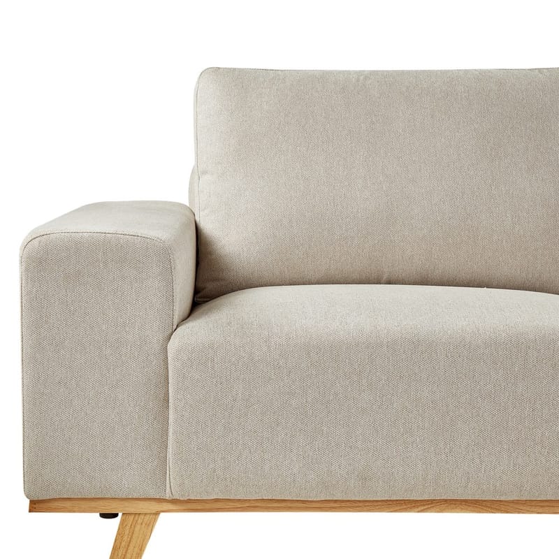 Hjørnesofa Nora - Beige, lyst tre/venstrevendt - Møbler - Sofaer - Hjørnesofa