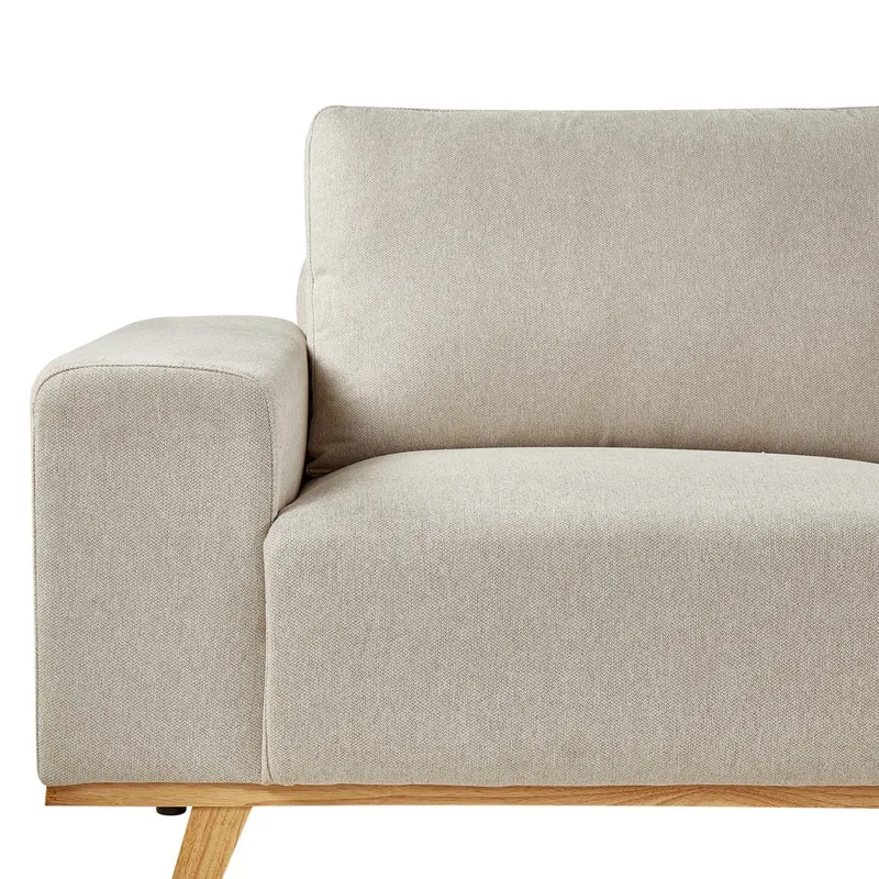 Hjørnesofa Nora - Beige, lyst tre/venstrevendt - Møbler - Sofaer - Hjørnesofa - Hjørnesofa med divan