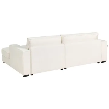 Hjørnesofa Renders - Hvit, Svart - Møbler - Sofaer - Sofa med sjeselong