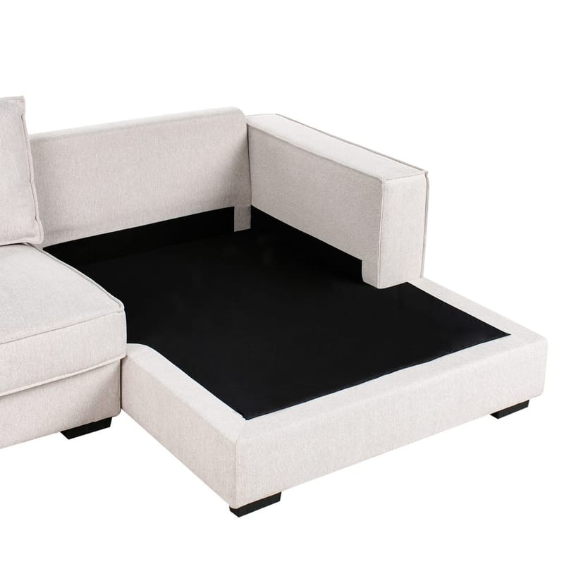 Hjørnesofa Renders - Lys beige - Møbler - Sofaer - Hjørnesofa - Hjørnesofa med divan