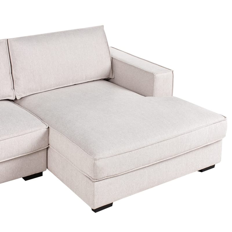 Hjørnesofa Renders - Lys beige - Møbler - Sofaer - Hjørnesofa - Hjørnesofa med divan