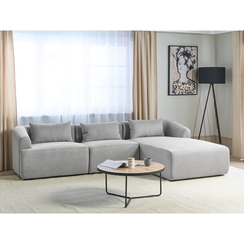 Hjørnesofa Svansele - Grå/ Venstrevendt - Møbler - Sofaer - Hjørnesofa