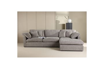 Hjørnesofa VIND Amalfi Mørk grå - Mørk grå - Møbler - Sofaer - Sofa med sjeselong