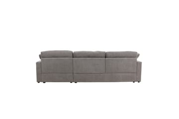Hjørnesofa VIND Amalfi Mørk grå - Mørk grå - Møbler - Sofaer - Sofa med sjeselong