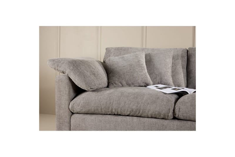 Hjørnesofa VIND Amalfi mørkegrå - Møbler - Sofaer - Sofa med sjeselong