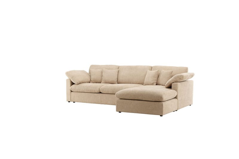 Hjørnesofa VIND Amalfi Sand - Møbler - Sofaer - Sofa med sjeselong