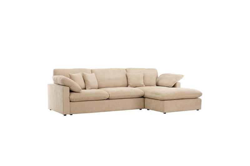 Hjørnesofa VIND Amalfi Sand - Møbler - Sofaer - Sofa med sjeselong