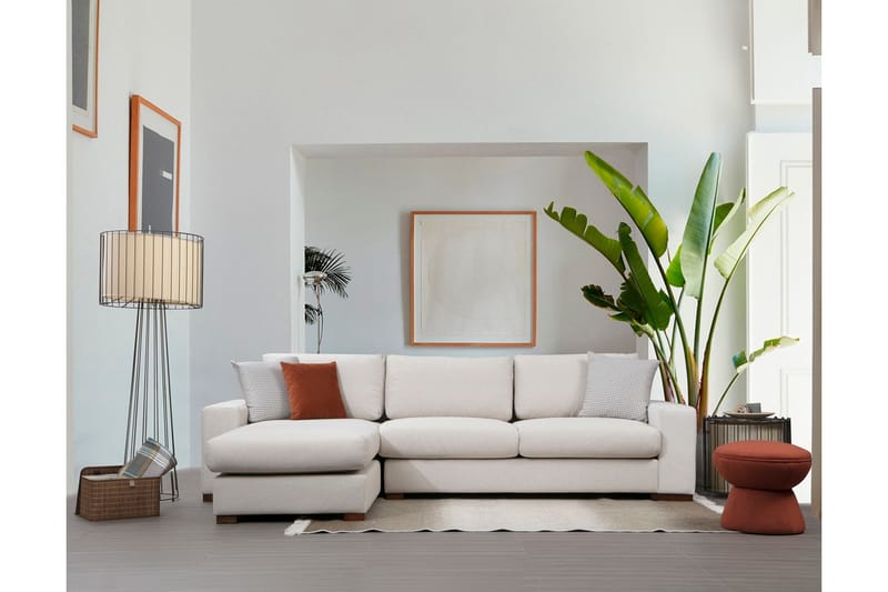 Huelva Divansofa - Beige - Sofa med sjeselong