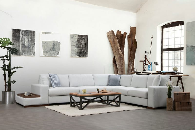 Huelva Divansofa - Beige - Møbler - Sofaer - Hjørnesofa