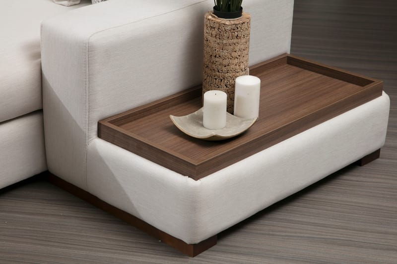 Huelva Divansofa - Beige - Møbler - Sofaer - Sofa med sjeselong