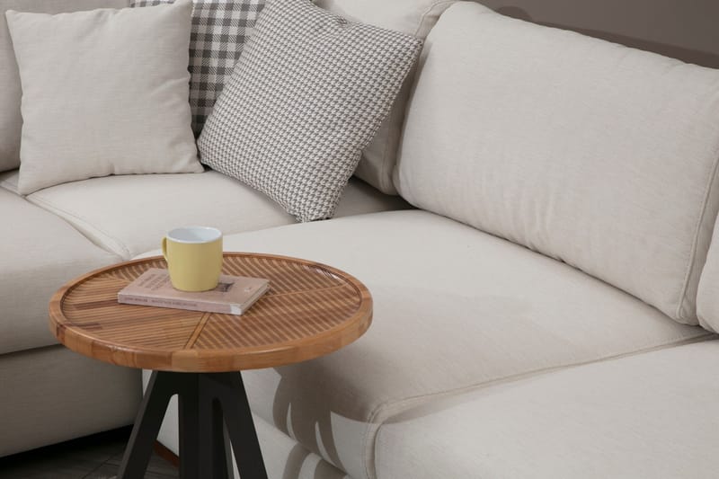 Huelva Divansofa - Beige - Møbler - Sofaer - Sofa med sjeselong