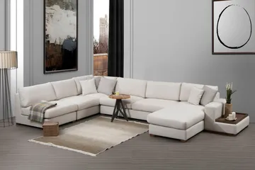 Huelva Divansofa - Beige - Møbler - Sofaer - Hjørnesofa - Hjørnesofa med divan
