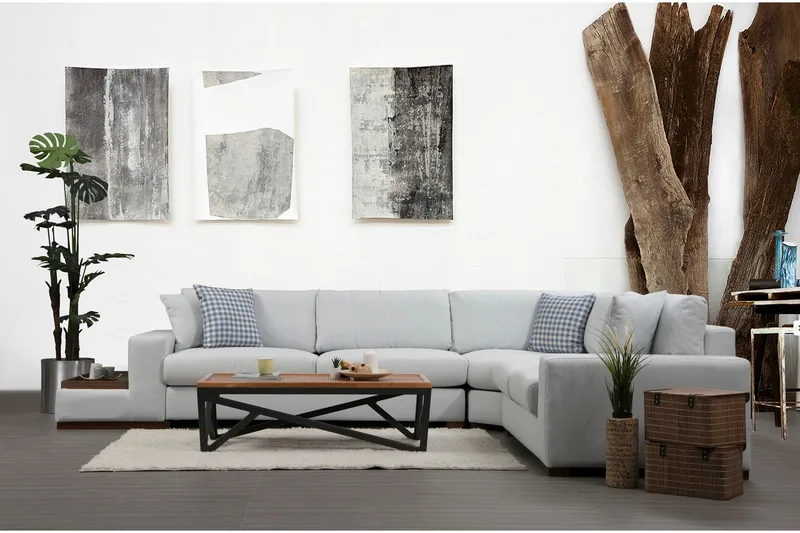 Huelva Divansofa - Beige - Møbler - Sofaer - Hjørnesofa