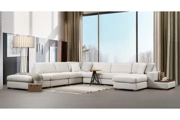 Huelva Divansofa - Beige - Møbler - Sofaer - Hjørnesofa - Hjørnesofa med divan