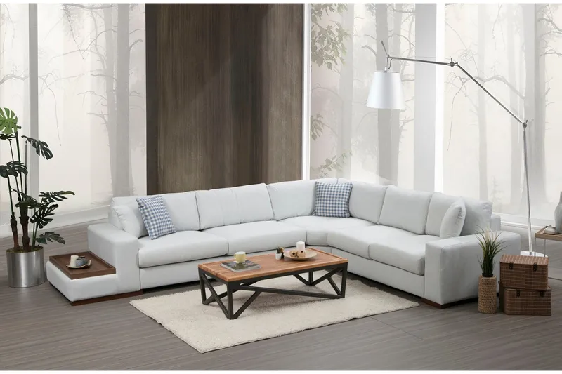 Huelva Divansofa - Beige - Møbler - Sofaer - Hjørnesofa