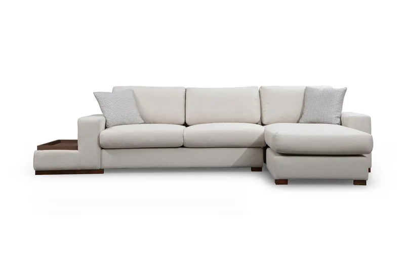 Huelva Divansofa - Beige - Møbler - Sofaer - Sofa med sjeselong