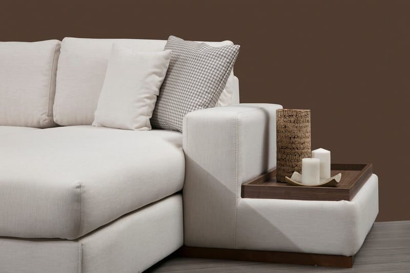 Huelva Divansofa - Beige - Møbler - Sofaer - Sofa med sjeselong