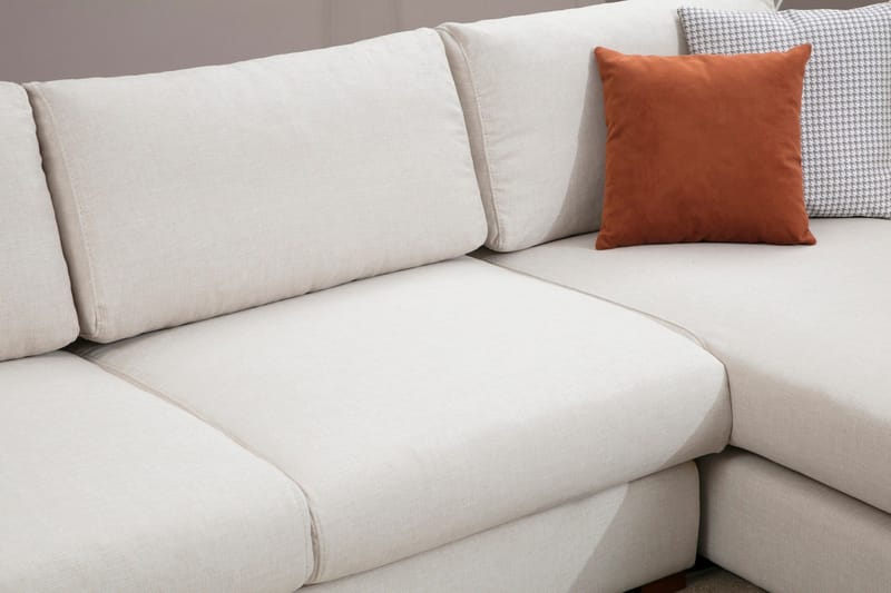 Huelva Divansofa - Beige - Møbler - Sofaer - Sofa med sjeselong