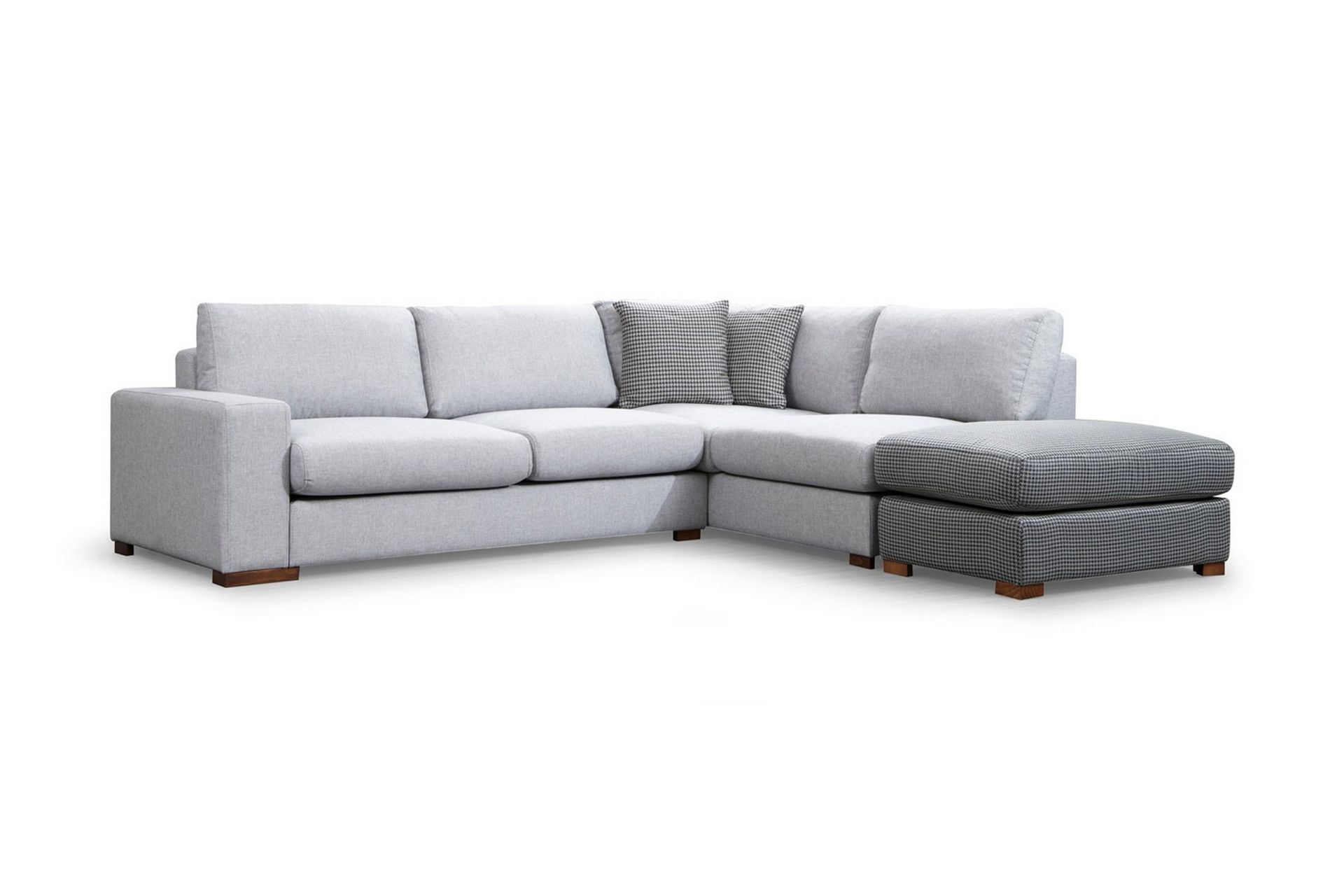 Huelva Divansofa - Grå - Møbler - Sofaer - Sofa med sjeselong