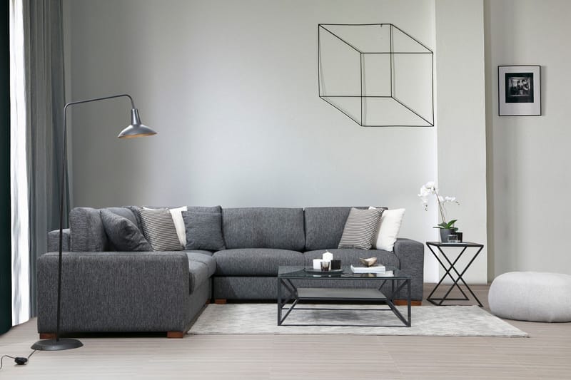 Huelva Divansofa - Grå - Møbler - Sofaer - Sofa med sjeselong