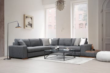 Huelva Divansofa - Grå - Møbler - Sofaer - Sofa med sjeselong