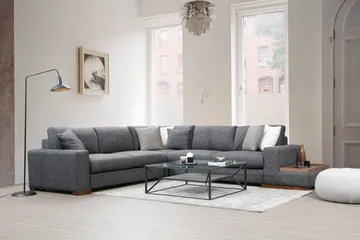 Huelva Divansofa - Grå - Møbler - Sofaer - Hjørnesofa