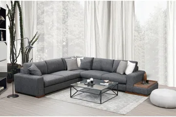 Huelva Divansofa - Grå - Møbler - Sofaer - Hjørnesofa