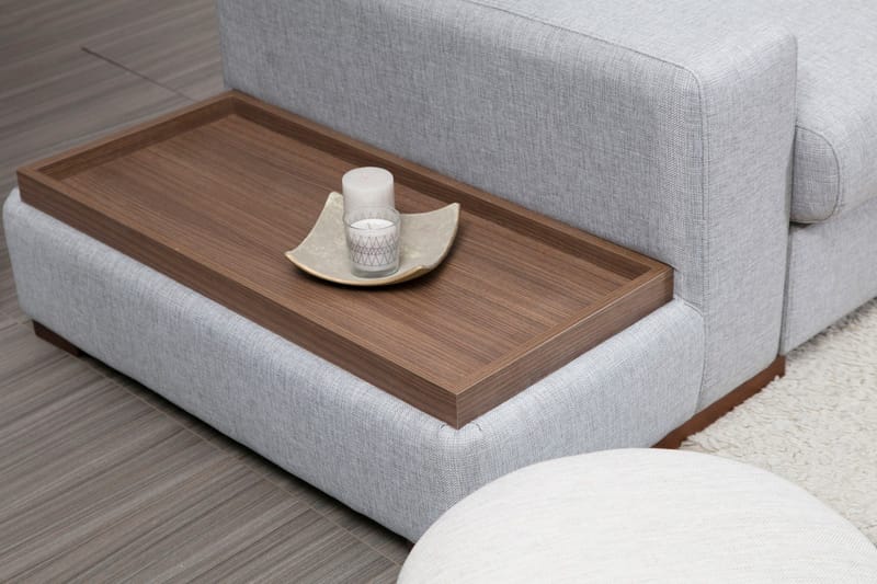 Huelva Divansofa - Grå - Møbler - Sofaer - Sofa med sjeselong