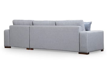 Huelva Høyrevendt L-formet Sofa med Sjeselong 270 cm i Stoff - Grå - Møbler - Sofaer - Sofa med sjeselong