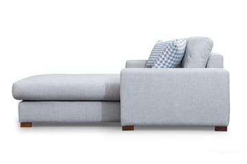 Huelva Høyrevendt L-formet Sofa med Sjeselong 270 cm i Stoff - Grå - Møbler - Sofaer - Sofa med sjeselong